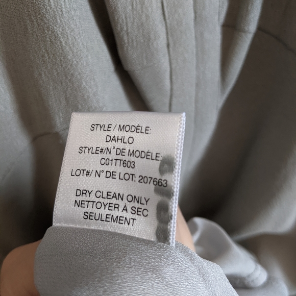 Theyskens' Theory Designer Sculpted Silk Office Dress - Picture 8 of 8